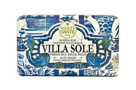 Nesti Dante Villa Sole Blue Freesia Soap 250 Gr Aeolian Islands